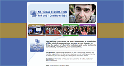 Desktop Screenshot of federationforjustcommunities.org